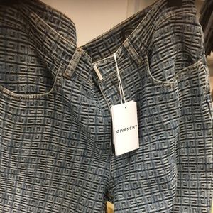 Givenchy logo denim blue jeans. New. Never worn. Size 36 waist. Slim fit. Authen